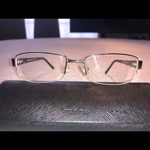 Prada Eyeglass Frame VPR64H 53-18 7BP-101 140